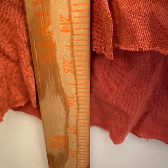 FREE PEOPLE Woman Crochet back bohemian shabby chic cotton long sleeve tunic M - Picture 11 of 15